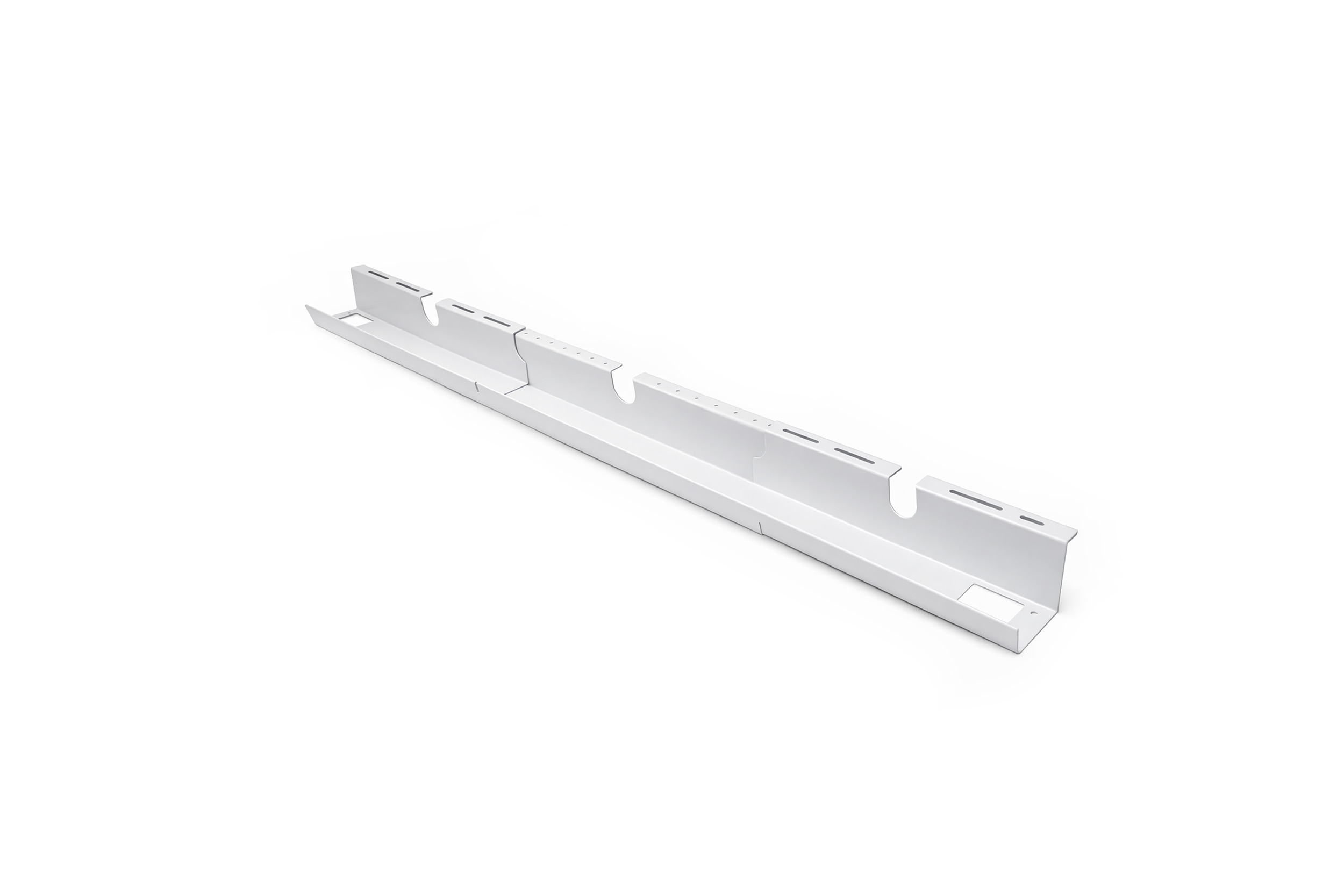 Goulotte de câbles Ergofy réglable blanche