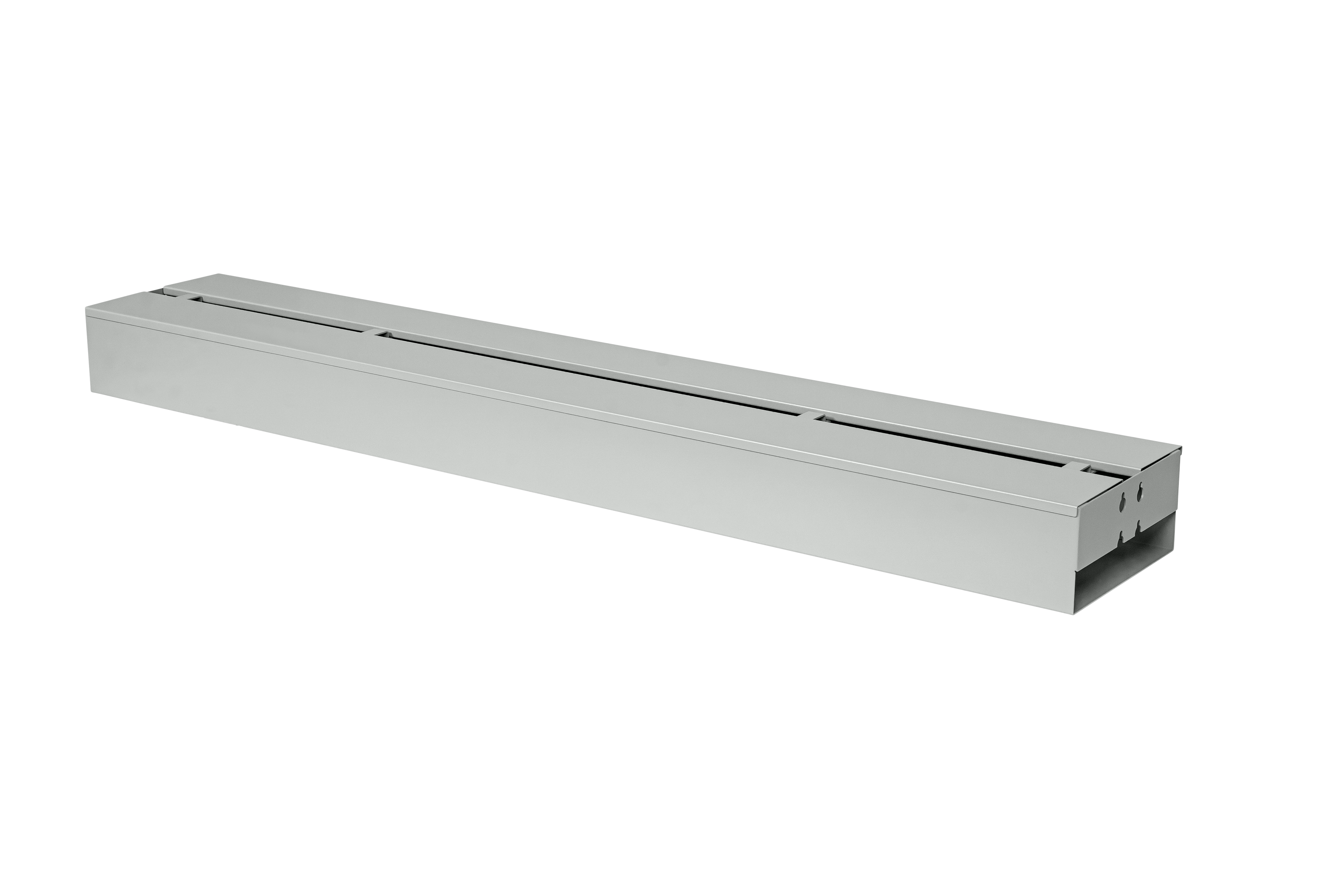 Goulotte de câbles Ergofy Duo Cadre 160cm Gris argenté