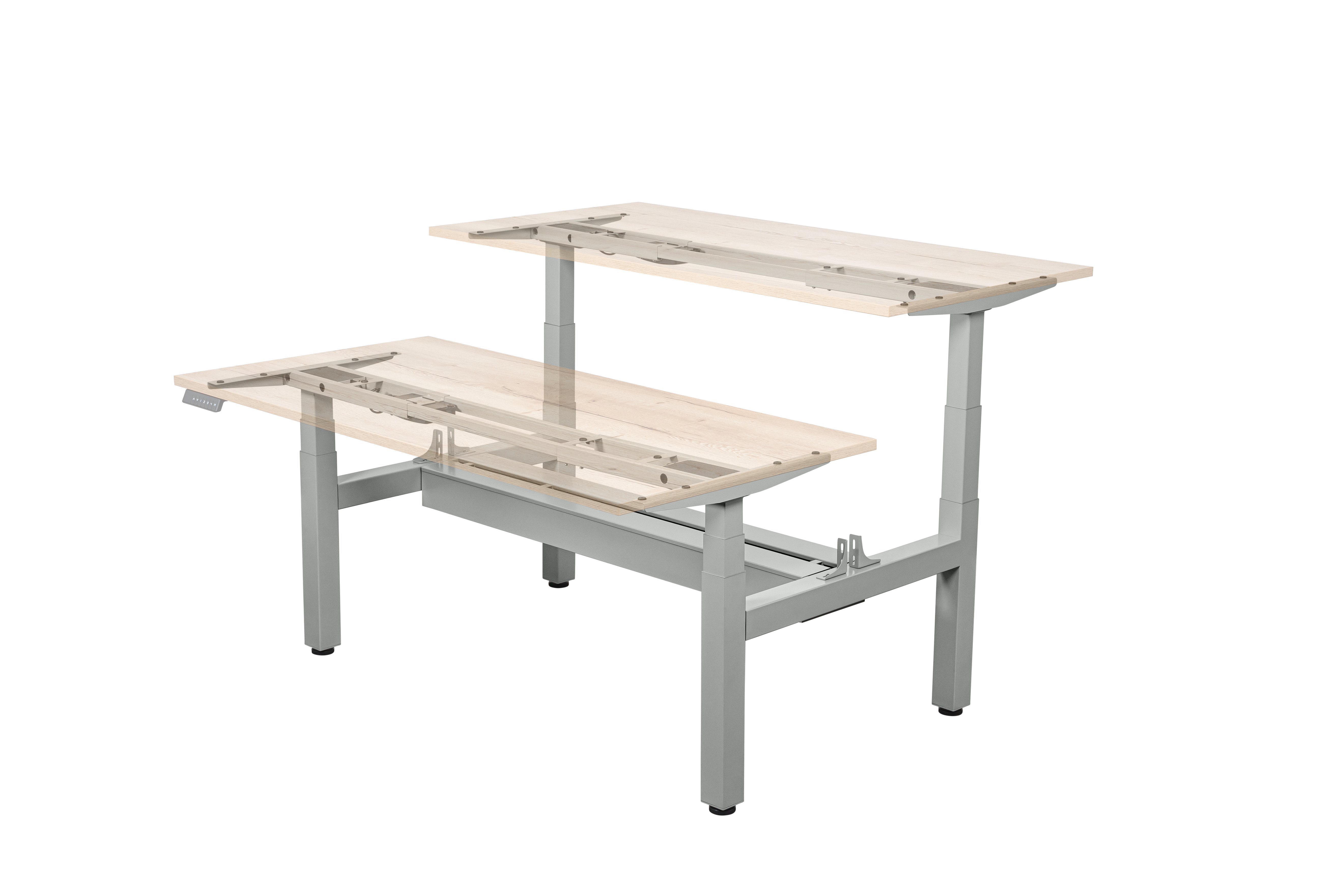 Châssis assis/debout Ergofy DUO Gris argent
