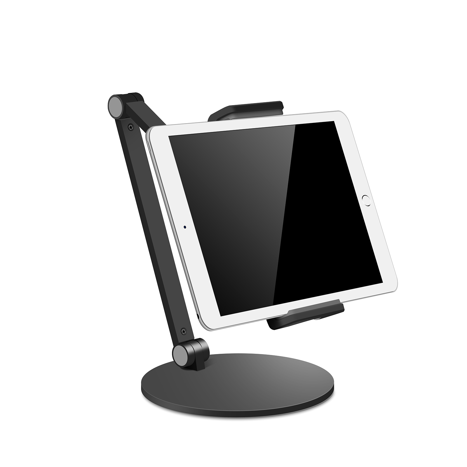 Support de tablette Ergofy base ronde noir